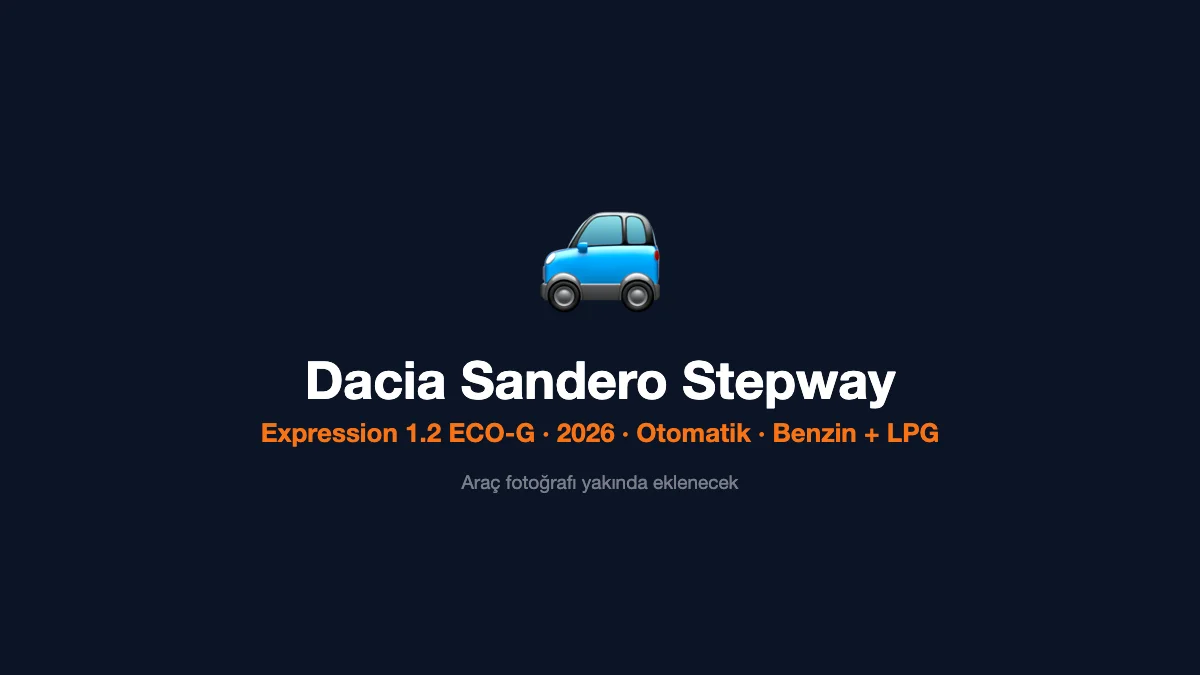 Dacia Sandero Stepway Expression